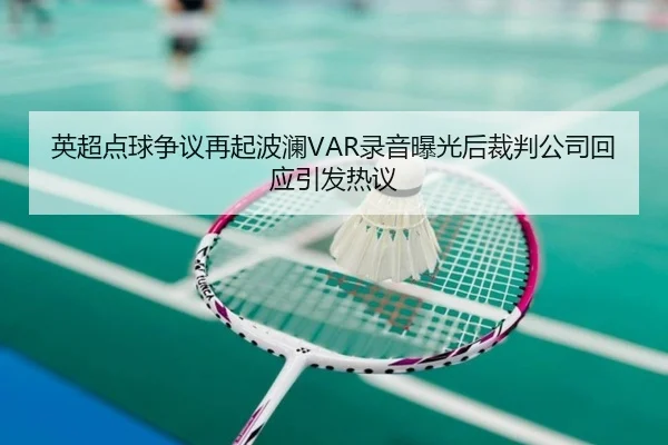 英超点球争议再起波澜VAR录音曝光后裁判公司回应引发热议